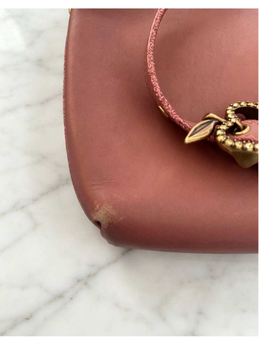 Coach 1941 Pink Soft Camera Bag Crossbody Glovetanned Leather - Picture 4 of 9